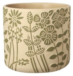 Enhance your plant display with this stylish planter. Browse now for chic accent to your home decor.