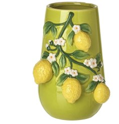 Add a burst of zest to your space with our Ceramic Lemon Vase!