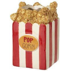 Elevate your home décor with this unique popcorn-shaped vase for a touch of whimsy and charm.