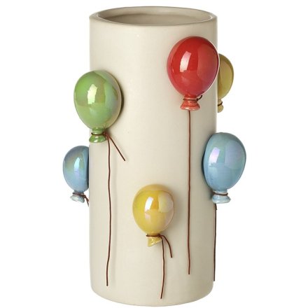 Ceramic Balloon Design Vase, 22.3cm 