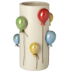 Add a playful pop of charm to your home with our Ceramic Balloon Vase