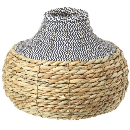 Barrel Rope Vase, 25cm 