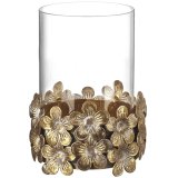 Add a touch of charm and warmth to your home with this stylish candle holder