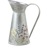 Bringing a touch of charm to your home decor with our elegant Floral Metal Jug 
