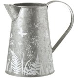 floral design metal jug ideal for flowers