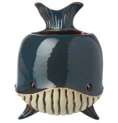 Bring home the charming and regal Whale Planter for your indoor or outdoor space!