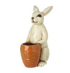 Add Easter charm with a playful bunny design on this charming product! 