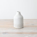 charming tall neck white soma vase 