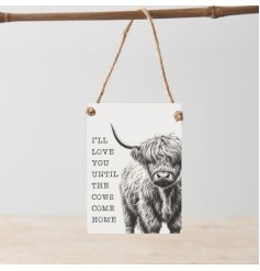 Express your love with "I'll Love You Until The Cows Come Home" gift.