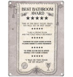 Let your bathroom shine with a touch of humour and style thanks to our Best Bathroom 