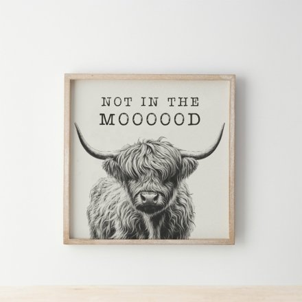 Not In The Mooooood Frame, 25cm