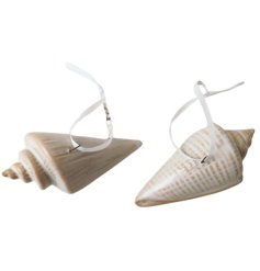 Bring the beach to your home with our gorgeous Porcelain Hanging Shell Decorations! 