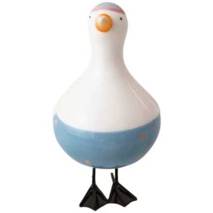 Add a touch of coastal chic with our sleek Standing Ceramic 
