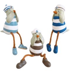 Transform your home into a coastal oasis with our adorable Shelf Sitting Seagull – the perfect seaside touch.