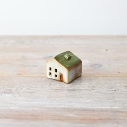 Ceramic LED House Deco, 5.5cm 