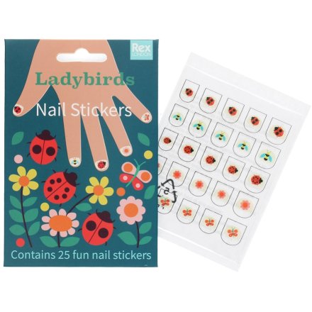 A gorgeous pack of 25 stickers for a little ones nails in beautiful natures designs from the Ladybird collection. 