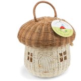 A gorgeous rattan mushroom house, part of the Wonders of Nature collection. 
