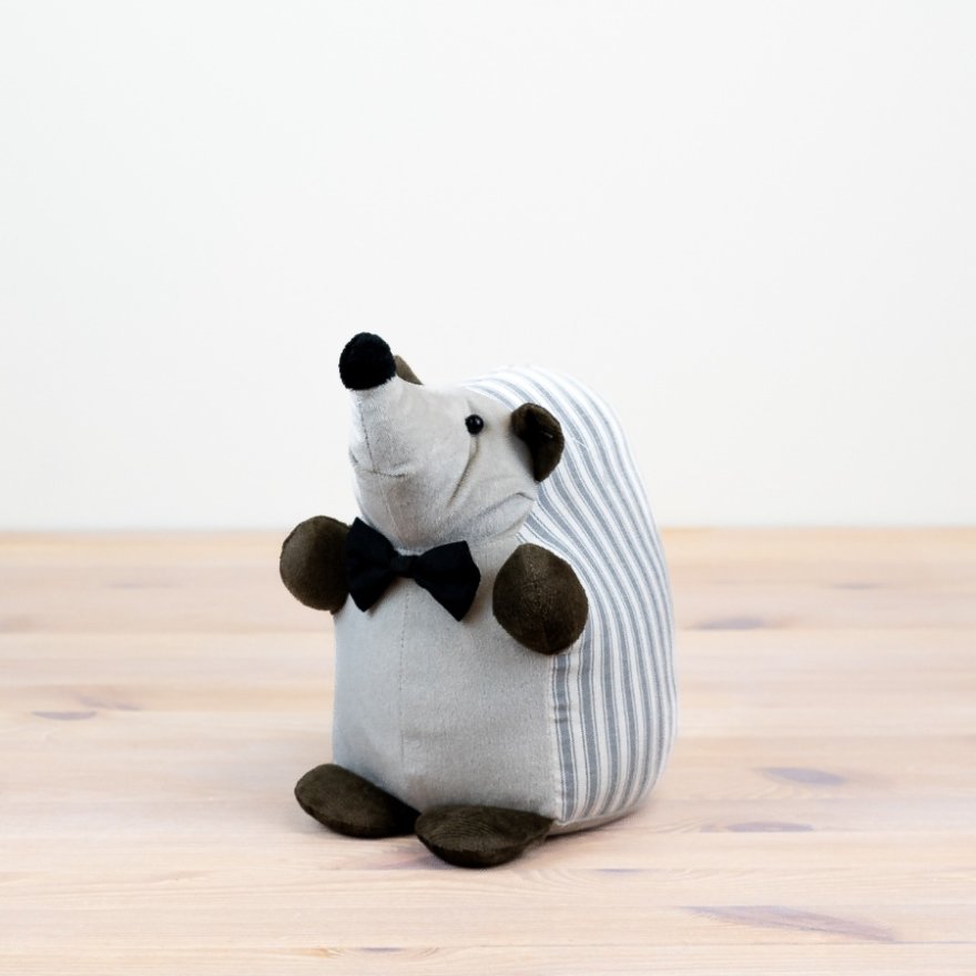 Stripped Hedgehog Doorstop, 22cm 