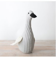 Enhance your decor with a charming duck doorstop for a touch of woodland whimsy. Perfect for animal lovers!"