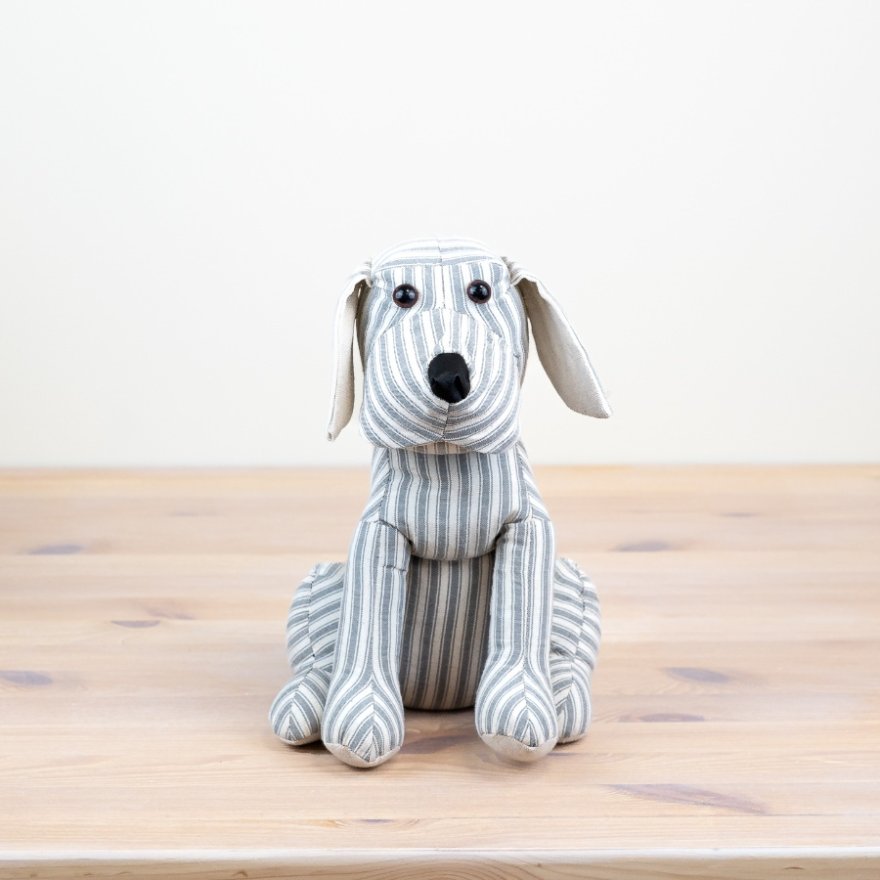 Polyester Striped Dog Door Stop, 26cm 