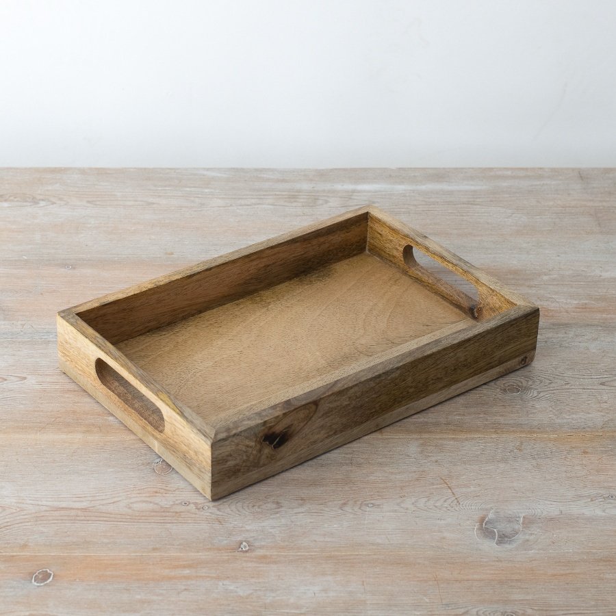 Bring rustic charm to breakfast with this stylish tray. Perfect for serving and decorating any table. 