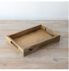 add some rustic charm to serving your breakfast with this stylish tray 