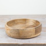 upgrade your serving game with this stunning wooden bowl.