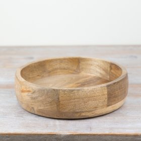 Stylish bowl made from beautiful natural wood, perfect for serving and enhancing any table setting