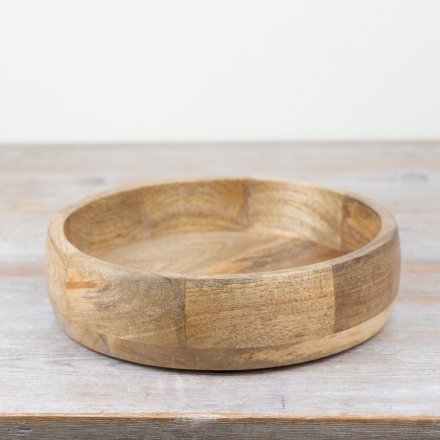 Rustic Round Serving Bowl, 25cm 
