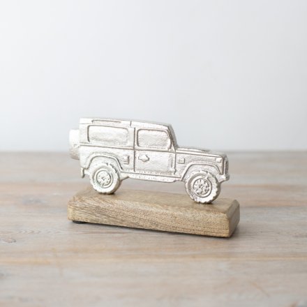 Upgrade your home decor with the rugged and stylish Jeep On Base.