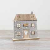 a cute grey felt house decoration for the home 