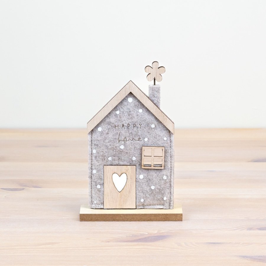 Add character to your space with our adorable Felt House - a unique and cozy addition to your home.