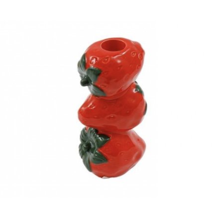 Strawberry Candle Holder, 14cm 