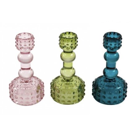 3/A Bobbled Candlestick, 13.7cm 
