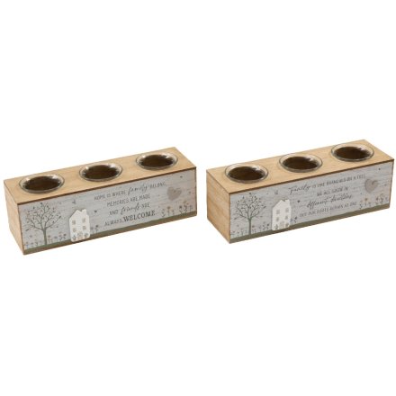2/A Family & Home Candle Holder, 26cm 