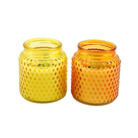 2/A Fruit Glass Candle Pot, 10cm 