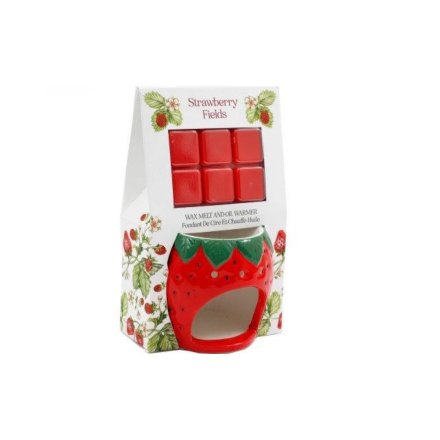Strawberry Fields Oil Burner Wax Melt, 8.8cm 