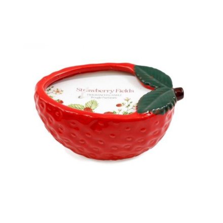 Strawberry Candle Pot, 14.5cm 