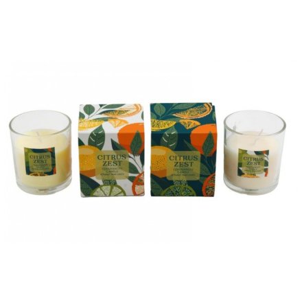 2/A Boxed Citrus Zest Candle