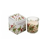 Indulge in the sweet and juicy scent of freshly picked strawberries with our handcrafted 