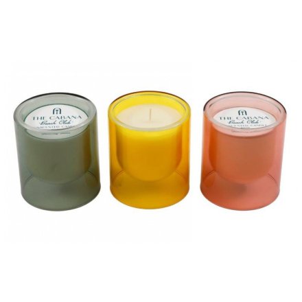 3/A Small Cabana Candle Pot, 10cm 