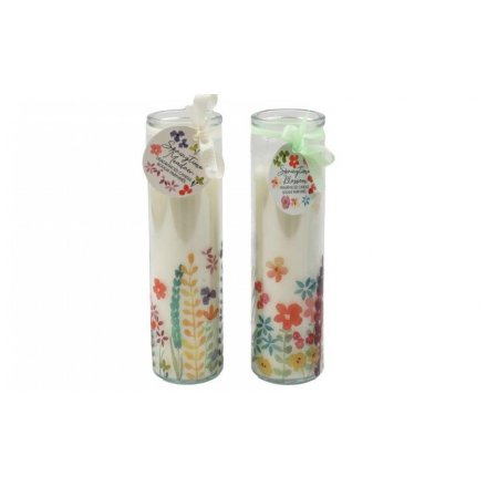 2/A Tall Spring Tube Candle, 20cm 