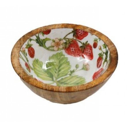 Wdn S/berry Enamel Bowl, 17.5cm 