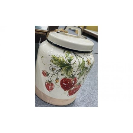 Strawberry Fields Lidded Jar, 21.5cm