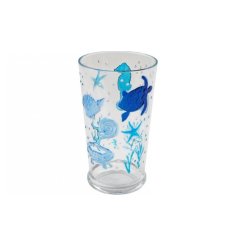 Summer cup featuring cute sea creatures in a fun ocean design. Perfect for sipping your favourite drink by the beach!