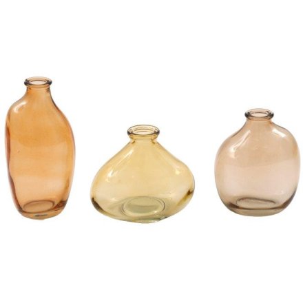 Set of 3 Organic Vases