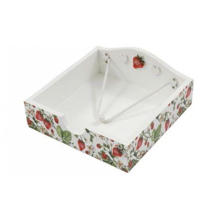 Strawberry Napkin Holder, 20cm 