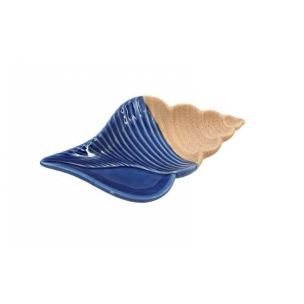 Sea Shell Conch Trinket Dish, 19.5cm 