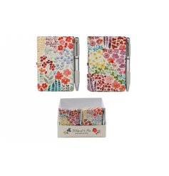 The perfect handbag sized notebook and pen set for when needing to jot things down.