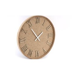 Enhance your decor with our 50cm Serenity Woven Wall Clock - a timeless statement piece for any room.